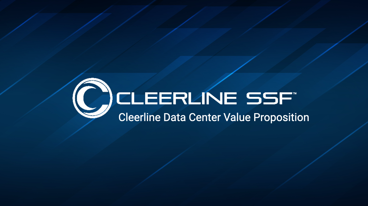 Cleerline Data Center Value Proposition