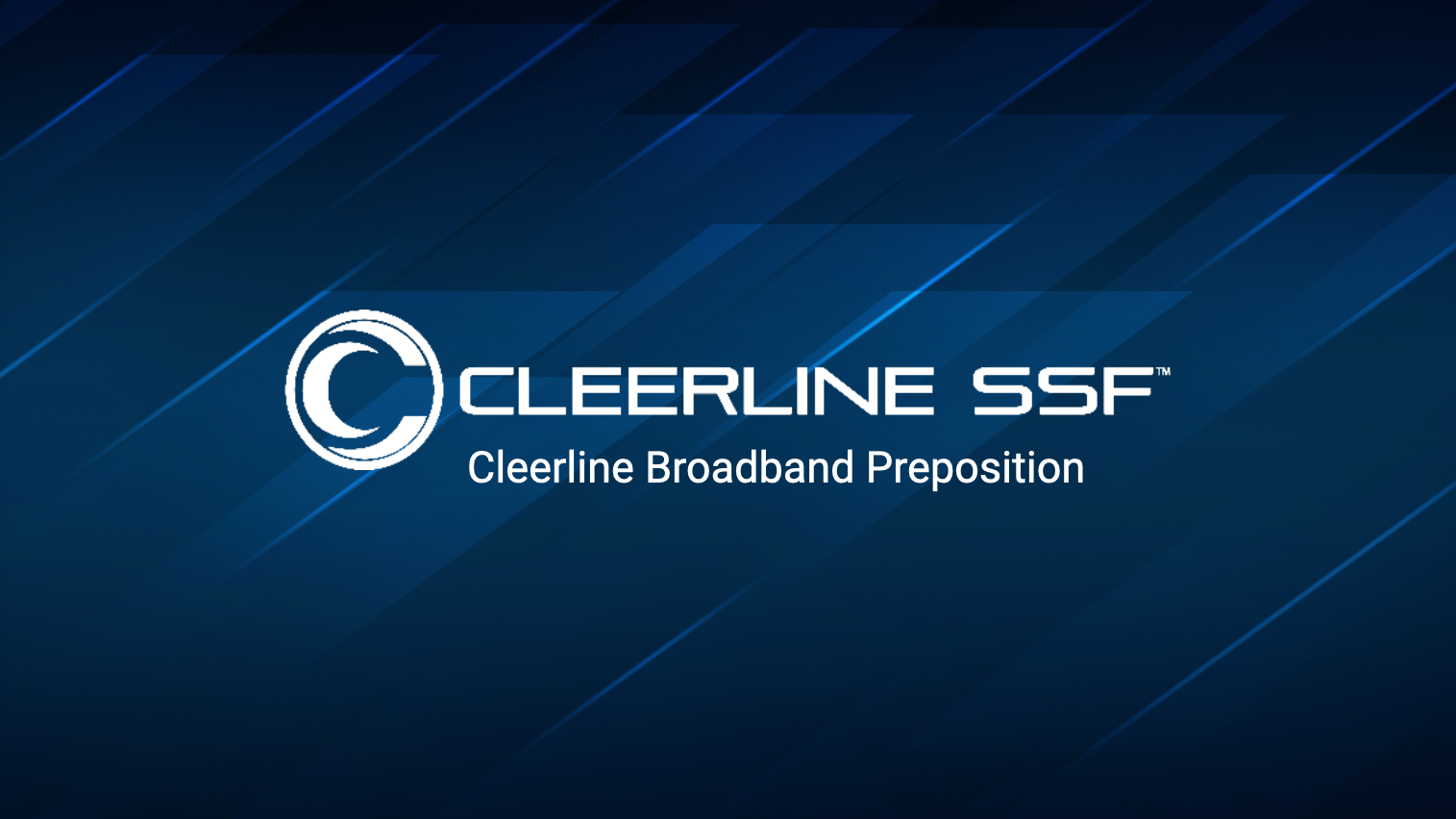 Cleerline Broadband Proposition